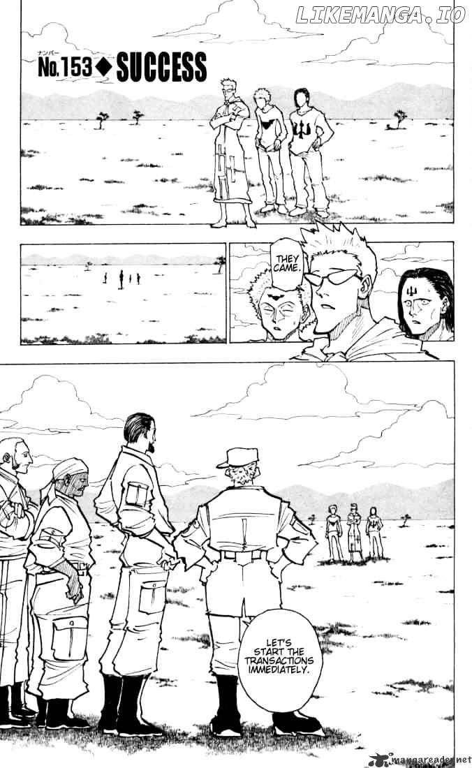 Hunter x Hunter, Chapter 153 image 01